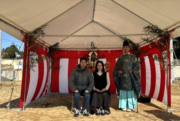 社長ブログ「O様邸の地鎮祭を執り行いました」