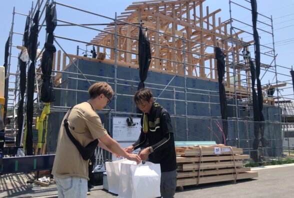 社長ブログ「Ｍ様邸棟上げ」